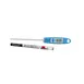 Carlisle THDGBL Escali Gourmet Pocket Thermometer, 4-3/4" Steel Probe, -49° to 392°F, Blue, NSF 1 image