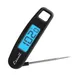 Carlisle THDGFLD2 Folding Digital Thermometer, 2.3mm Dia., -4°F to 392°F, Auto‑Off, Steel Black 1 image