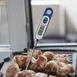 Carlisle THDGLSBL Digital Pocket Thermometer, 5.6" Probe, -58°F to 572°F, Stainless Steel, Blue 2 image
