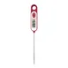 Carlisle THDGLSRD Digital Pocket Thermometer, 5.6" Probe, -58°F to 572°F, Stainless Steel, Red 1 image