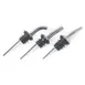 Carlisle WPM8538 Pour-Rite Liquor Pourer, Free-Flow Tapered Spout, Chrome Plated, SAN Construction, Black Spout 2 image