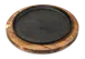 Concasse MCACCBM03 Round Wooden Serving Board, 12" Diameter, Hand‑Free Design, Natural Wood Finish 1 image