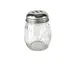 Concasse MCACCSAL6R Cheese Glass Salt Shaker, 6 Oz Single Shaker, Glass Jar, Slotted Perforated Top 1 image