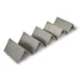 Concasse MCACCTA45 Taco Holder with 5-Compartment and 6-Compartment Stainless Steel Finish 1 image
