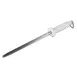 Concasse MCC120 - 12" Round Sharpening Butcher Steel, Chrome Blade, Steel Handle, Chef Sharpener 1 image