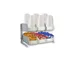Concasse MCC52665SET Bar Caddy, 2-Level, 3-Row Coffee Set Organizer, 6 Compartments, Plastic 1 image