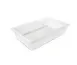 Concasse MCCAJ80E Food Storage Box, 26" x 18" x 15" White Polyethylene, 21-Gal (80 L) 1 image
