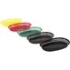 Concasse MCCANYL Oval Food Serving Basket, 10-3/4" W x 7-1/4" D x 1-1/2" H, Deluxe Yellow Plastic 1 image