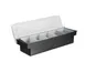 Concasse MCCB5B 5-Compartment Plastic Condiment Server Bar, Organizer for Sauces and Spreads 1 image