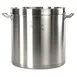 Concasse MCCOOAIFD5000K Stock Pot, 50 Liter (16-1/2" x 16"), Compound Bottom, Stainless Steel, Cover 1 image