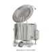 Therma-Tek TT-TK2/3J-S-G20G 20 Gallon Floor Stationary 2/3 Steam Jacketed Gas Kettle, 63.200 BTU 1 image