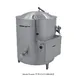 Therma-Tek TT-TK2/3J-S-HWE20QT 20 Gallon Floor Stationary 2/3 Steam Jacketed Electric Kettle 1 image