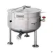 Cleveland KDL80SH 80 Gallon Floor Stationary Full Steam Jacketed Direct Steam Kettle w/ Tri-Leg Base 1 image
