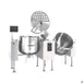 Cleveland TMKDL60T 120 Gallon Floor Tilting 2/3 Steam Jacketed Direct Steam Twin Kettle/Mixer 1 image