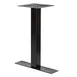 G & A GB0522 Steel Table Base with 5" x 22" Spread, 2-1/4" Column, Black Powder Coat Finish, Adjustable Glides for Indoor/Outdoor Use 1 image