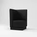 G & A QSM-C-CUSTOM Modular Upholstered Corner Restaurant Booth, 30"W x 26"D x 42"H, Custom Upholstered Frame 1 image
