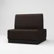 G & A QSM-D-CUSTOM Modular Double Restaurant Booth, 48"W x 51"D x 42"H, Upholstered Seat & Back, Upholstered Frame Finish 1 image