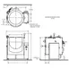 Legion TEH-40 10 Gallon Countertop Tilting Full Steam Jacketed Electric Kettle w/ Right Support Console 2 image