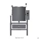 Legion TEH-5F 5 Gallon Floor Tilting Full Steam Jacketed Electric Kettle w/ Quad-Leg Base 1 image