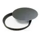 Louis Tellier 226642 Tart Mold – Round Fluted Non‑Stick Steel Pan, Medium Deep, Loose Bottom, Coated 1 image
