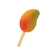 Louis Tellier GEL20MANGO Pastry Mold, 4.10 Oz, 3.22" W x 2.16" D x 1.73" H, Silicone Uncoated Mango 1 image
