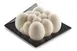 Louis Tellier PLASTICSQBKTRAY - Square Plastic Tray, 3" Short Side, 3.25" Dia., Black Non-Slip 1 image