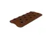 Louis Tellier SCG060 Ball Mold, 0.27 Oz., 1.06" Dia. x 0.98" H Silicone Uncoated Baking Mold 1 image