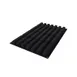 Louis Tellier SQ083 Stripe Éclair Mold, 5.1" x 1.1" H 3.21 Oz., Silicone Uncoated Baking Pastry Mold 1 image