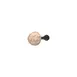 Louis Tellier STAMPC Chocado Choco Pasta Mold, 1.22" Dia. x 0.66" H Silicone, 2.39" x 1.14" Handle 2 image