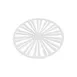 Louis Tellier STENCILGALETTE03 Silicone Mold, 10.62" Dia x 0.09" H, Non‑Stick, Fits 9.44" Galette 2 image