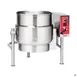 Vulcan K60ELT 60 Gallon Floor Tilting 2/3 Steam Jacketed Electric Kettle w/ Tri-Leg Base 1 image