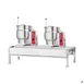 Vulcan VEKT64/1212 24 Gallon Floor Stationary 2/3 Steam Jacketed Electric Kettle Assembly, 64" Stand 1 image