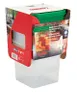 Cambro 4SFSPPRP3190 Food Storage Container Set - Square 4‑Quart Translucent Plastic Lids, 6/Set 1 image