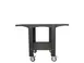 WPPO WKCT-BK25 Karma 25 Easy Transportation Black Cart - Portable Outdoor Kitchen Accessory 1 image