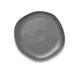 Ariane Porcelain AERARN510011025 China Plate, 9 5/6" (25 Cm), Gray Dotts, Porcelain - 6/Case 1 image