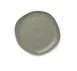 Ariane Porcelain AERARN511011025 Mist Green Dotts Plate, 9 5/6" (25 cm) Porcelain Flat Edge - 6/Case 1 image
