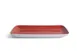 Ariane Porcelain AGNARN204011028- Twister Red Rectangular China Plate 11" x 5 1/2" Porcelain, 6/Case 1 image