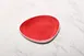 Ariane Porcelain AISARN204011029 Triangular Plate, 11 3/7" (29 Cm) Twister Red Porcelain - 6/Case 1 image