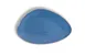 Ariane Porcelain AISARN264011029 Triangle Plate, 11 3/7" (29 Cm), Twister Blue, Porcelain - 6/Case 1 image