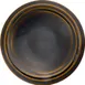 Ariane Porcelain ALPARND53011021 8 1/4" Plate, Splash Denim Inside, Dessert Sage Outside - 6/Case 1 image