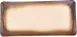 Ariane Porcelain ALPARND63011004 Rectangle Platter 11" x 6" Porcelain Splash Edge Sahara - 6/Case 1 image
