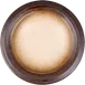 Ariane Porcelain ALPARND63011027 China Plate, 10 5/8" Round, Porcelain, Splash Edge Sahara, - 6/Case 1 image
