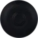 Ariane Porcelain AMKARN259014016 Black Dazzle 6.5" (16 cm) Porcelain Saucer Set – 12/Case 1 image