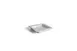 Ariane Porcelain AMNARN000101003 Miniature Square Plate, 4 3/8" x 4 3/8", Ivory, Porcelain - 18/Case 1 image