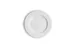 Ariane Porcelain APRARN000018024 China Plate, 9 4/9" (24 cm) Ivory Curved Edge, Narrow Rim - 12/Case 1 image