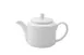 Ariane Porcelain APRARN000062040 4-Piece Ivory Teapot, 13-17 oz, Porcelain, Lid - 4/Case 1 image
