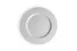 Ariane Porcelain APRARN121011029 - 11 3/7" Ivory Orba Flat Plate, 29 cm, Porcelain, 6/Case 1 image