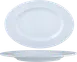 Ariane Porcelain APRARN13B015028 Oval 11" Glacier Mineral Porcelain Platter – 12/Case 1 image