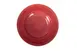 Ariane Porcelain APRARN204012026 Twister Red 10 1/4" Deep Rim China Plate Set of 6 - 6/Case 1 image