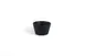 Ariane Porcelain APRARN259022010 Conical Stackable China Bowl, 4" Black Dazzle Porcelain, 12/Case 1 image